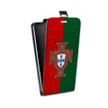 Дизайнерский вертикальный чехол-книжка для Huawei P40 Флаг Португалии