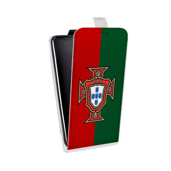 Дизайнерский вертикальный чехол-книжка для Samsung Galaxy S6 Edge Флаг Португалии (на заказ)