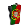 Дизайнерский вертикальный чехол-книжка для Huawei P40 Флаг Португалии