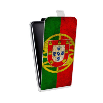 Дизайнерский вертикальный чехол-книжка для Lenovo P2 Флаг Португалии (на заказ)