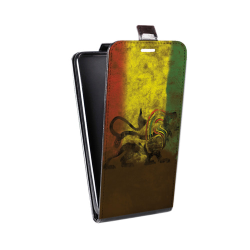 Дизайнерский вертикальный чехол-книжка для LG G3 (Dual-LTE) Флаг Раста