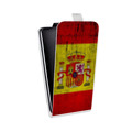 Дизайнерский вертикальный чехол-книжка для HTC Desire 601 Флаг Испании
