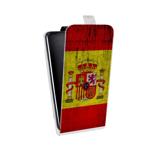Дизайнерский вертикальный чехол-книжка для Samsung Galaxy A3 (2017) Флаг Испании