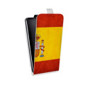 Дизайнерский вертикальный чехол-книжка для Philips i928 Флаг Испании