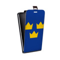 Дизайнерский вертикальный чехол-книжка для Iphone 11 Pro Флаг Швеции