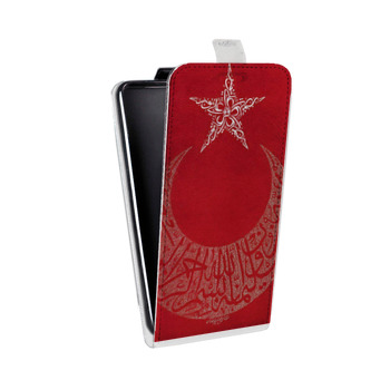 Дизайнерский вертикальный чехол-книжка для Meizu M3 Note Флаг Турции (на заказ)