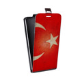 Дизайнерский вертикальный чехол-книжка для Microsoft Lumia 950 Флаг Турции