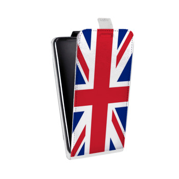 Дизайнерский вертикальный чехол-книжка для ZTE Blade V7 Флаг Британии (на заказ)