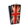 Дизайнерский вертикальный чехол-книжка для Alcatel Idol 4S Флаг Британии
