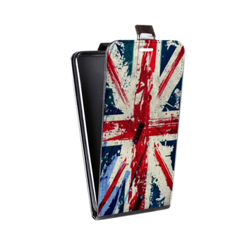 Дизайнерский вертикальный чехол-книжка для Huawei Honor 8s Флаг Британии (на заказ)