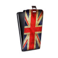 Дизайнерский вертикальный чехол-книжка для Samsung Galaxy Core Флаг Британии