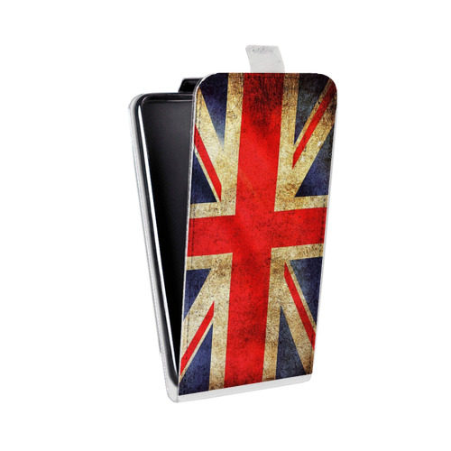 Дизайнерский вертикальный чехол-книжка для LG Google Nexus 4 Флаг Британии