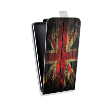 Дизайнерский вертикальный чехол-книжка для Samsung Galaxy J1 mini Prime (2016) Флаг Британии (на заказ)
