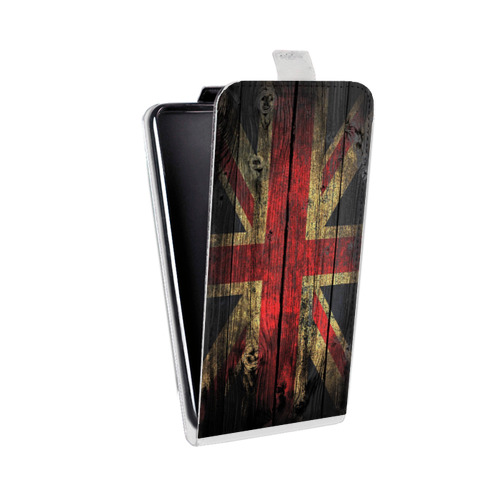 Дизайнерский вертикальный чехол-книжка для Huawei Y6II Флаг Британии