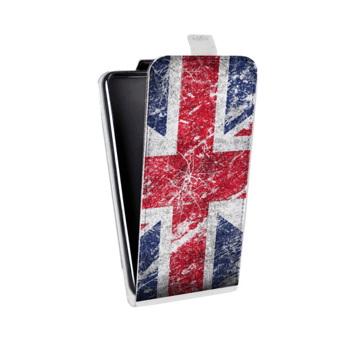 Дизайнерский вертикальный чехол-книжка для Alcatel 1C Флаг Британии