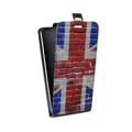 Дизайнерский вертикальный чехол-книжка для Alcatel Idol 5S Флаг Британии