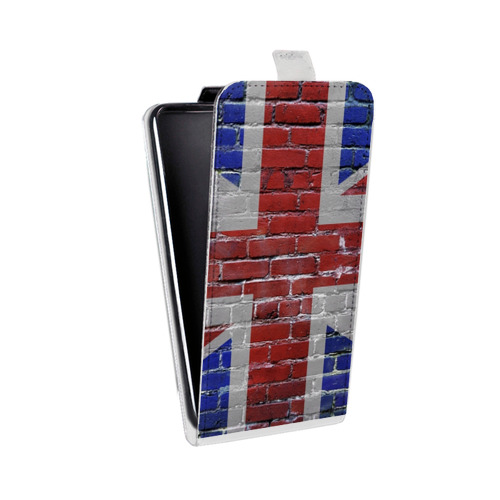 Дизайнерский вертикальный чехол-книжка для LG G7 Fit Флаг Британии