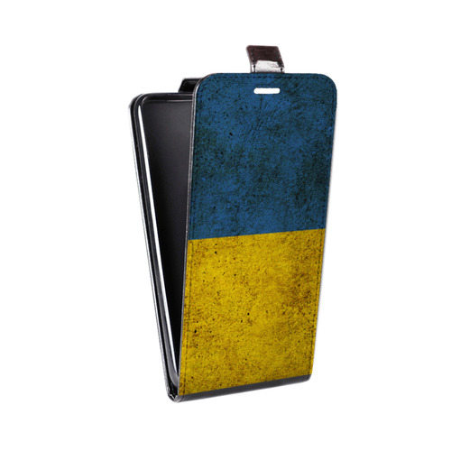 Дизайнерский вертикальный чехол-книжка для Iphone 5c Флаг Украины