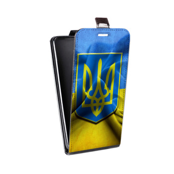 Дизайнерский вертикальный чехол-книжка для Xiaomi Mi5S Plus Флаг Украины (на заказ)