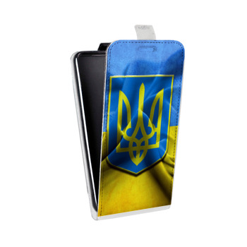 Дизайнерский вертикальный чехол-книжка для Lenovo Vibe C2 Флаг Украины (на заказ)