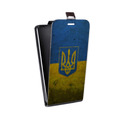 Дизайнерский вертикальный чехол-книжка для LG G4 Stylus Флаг Украины