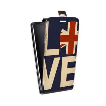Дизайнерский вертикальный чехол-книжка для Huawei P30 Pro Флаг Британии (на заказ)