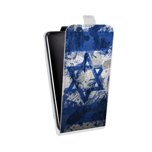 Дизайнерский вертикальный чехол-книжка для ASUS ZenFone 3 Max ZC553KL Флаг Израиля