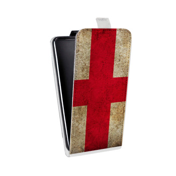 Дизайнерский вертикальный чехол-книжка для Iphone 7 Plus / 8 Plus Флаг Грузии (на заказ)