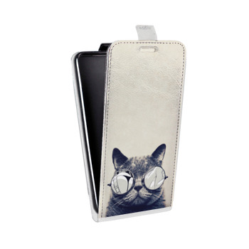 Дизайнерский вертикальный чехол-книжка для Sony Xperia E5 Кошки (на заказ)