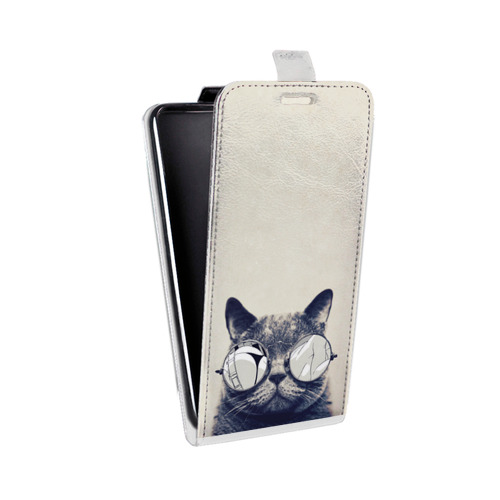 Дизайнерский вертикальный чехол-книжка для HTC Desire 12 Plus Кошки
