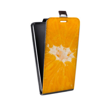 Дизайнерский вертикальный чехол-книжка для Huawei P9 Lite Апельсины (на заказ)