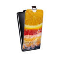 Дизайнерский вертикальный чехол-книжка для LG Optimus G2 mini Апельсины