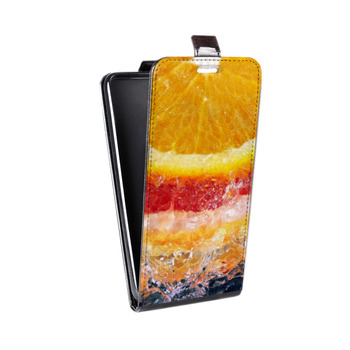 Дизайнерский вертикальный чехол-книжка для Samsung Galaxy S6 Edge Апельсины (на заказ)