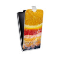 Дизайнерский вертикальный чехол-книжка для Realme C11 Апельсины