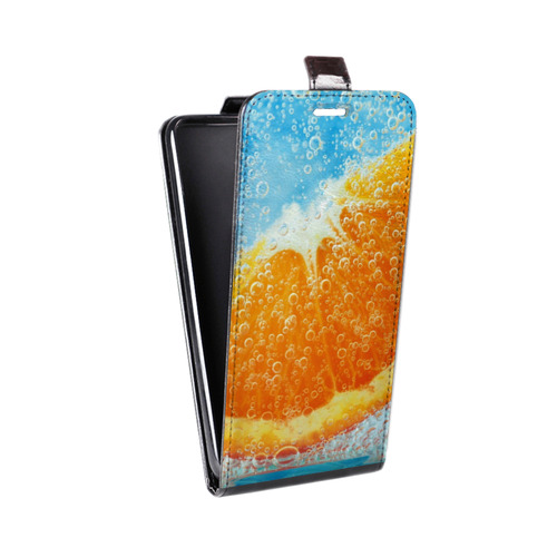Дизайнерский вертикальный чехол-книжка для HTC Desire 530 Апельсины