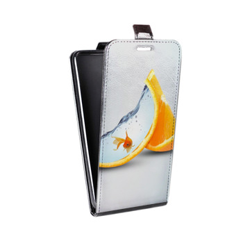 Дизайнерский вертикальный чехол-книжка для Samsung Galaxy S8 Plus Апельсины (на заказ)