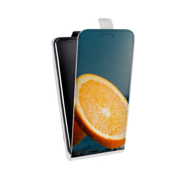 Дизайнерский вертикальный чехол-книжка для Samsung Galaxy A5 (2016) Апельсины (на заказ)