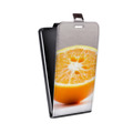 Дизайнерский вертикальный чехол-книжка для LG X Style Апельсины