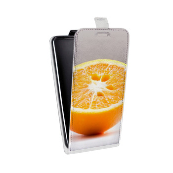 Дизайнерский вертикальный чехол-книжка для Huawei Honor 7A Pro Апельсины (на заказ)