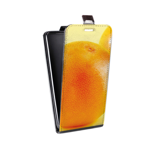 Дизайнерский вертикальный чехол-книжка для Nokia 7 Апельсины