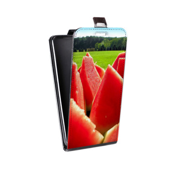 Дизайнерский вертикальный чехол-книжка для Nokia Lumia 720 Арбузы (на заказ)