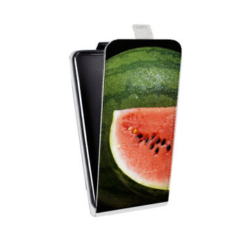 Дизайнерский вертикальный чехол-книжка для Samsung Galaxy S8 Plus Арбузы (на заказ)