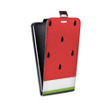 Дизайнерский вертикальный чехол-книжка для HTC Desire 12 Арбузы