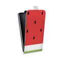 Дизайнерский вертикальный чехол-книжка для HTC Desire 601 Арбузы