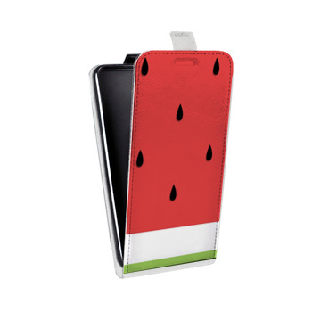 Дизайнерский вертикальный чехол-книжка для Iphone 6/6s Арбузы (на заказ)