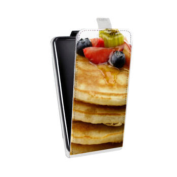Дизайнерский вертикальный чехол-книжка для HTC One Mini Блины (на заказ)