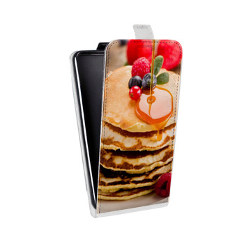 Дизайнерский вертикальный чехол-книжка для Huawei Honor 7A Блины (на заказ)