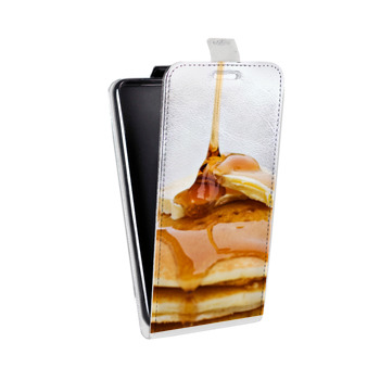 Дизайнерский вертикальный чехол-книжка для Samsung Galaxy Note 2 Блины (на заказ)