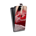 Дизайнерский вертикальный чехол-книжка для Asus ZenFone 4 Max Вишня