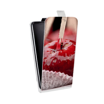 Дизайнерский вертикальный чехол-книжка для LG K7 Вишня (на заказ)